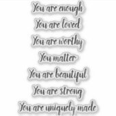 肯定書 シール (正面)