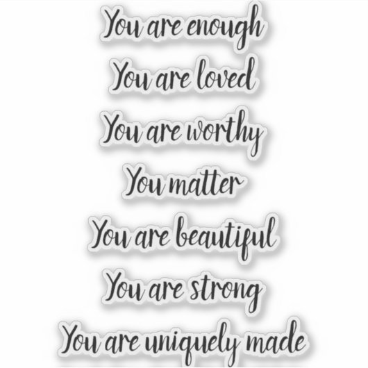 肯定書 シール (正面)