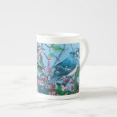 肯定朝のアーユニークト ボーンチャイナマグカップ (正面右)