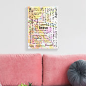 肯定校章の言葉 キャンバスプリント (インサイチュ (リビング))