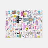 肯定毛布 フリースブランケット (正面(横))