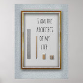 肯定私は私の人生の建築家である ポスター (正面)