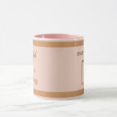 肯定美女モノグラやる気を起こさせるム マグカップ (中央)