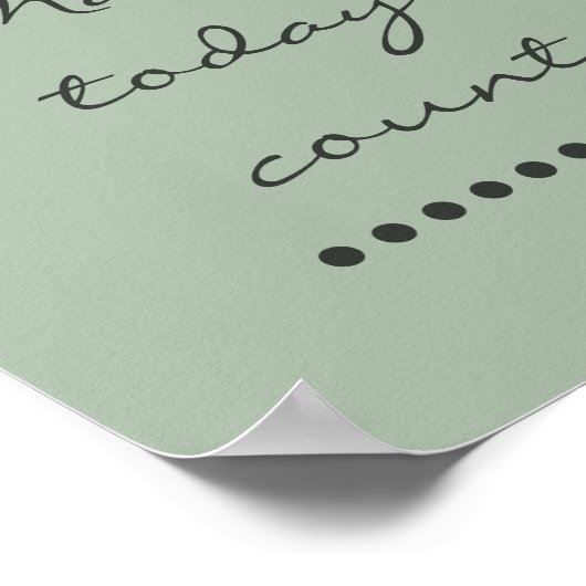 肯定芸術!前向き奨励壁 ポスター (角)