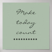 肯定芸術!前向き奨励壁 ポスター (正面)