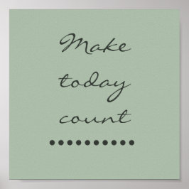 肯定芸術！前向き奨励壁 ポスター