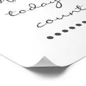 肯定芸術！前向き奨励壁 ポスター (角)