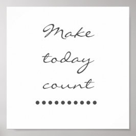 肯定芸術！前向き奨励壁 ポスター