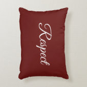 肯定赤と白を尊重する アクセントクッション (正面(垂直))