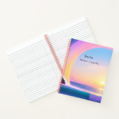 肯定魔法鮮やか引用文 ノートブック (内部)