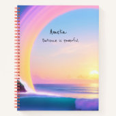 肯定魔法鮮やか引用文 ノートブック (正面)