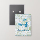 肯定:私は彼が生きているから十分だ 缶バッジ (正面/裏面)