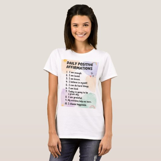 肯定 Tシャツ (正面フル)