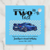 育ち盛り2位の誕生日を迎えるブルースポーツカー フェイバータグ (裏面)