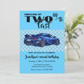 育ち盛り2位の誕生日を迎えるブルースポーツカー 招待状 (スタンド正面)