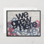 育った ポストカード (正面/裏面)