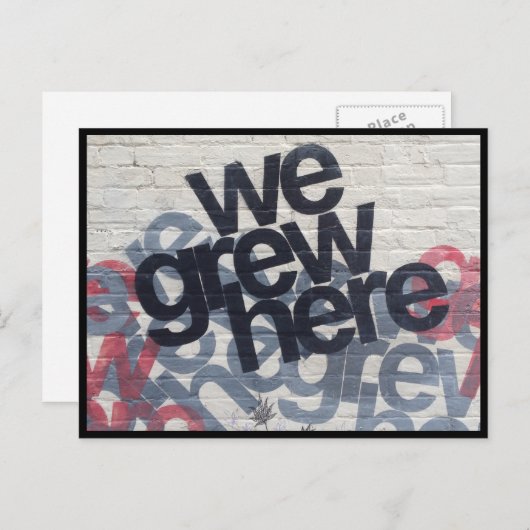 育った ポストカード (正面/裏面)