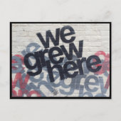 育った ポストカード (正面)