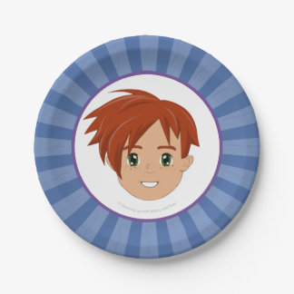 育つことと大修道院およびサムのパーティーのプレート(サム) ペーパープレート