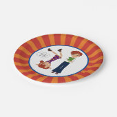 育つこと大修道院およびサムのパーティーのプレートと ペーパープレート (アングル)