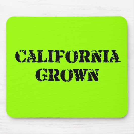 育つカリフォルニア マウスパッド (正面)