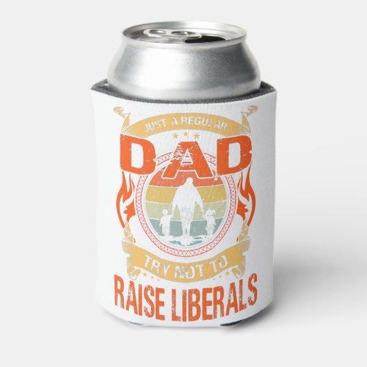 育てようとしない普通のパパ自由主義の 缶クーラー (缶裏面)