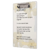 育てられた高揚勇気付けられる詩 クリップボード (左)