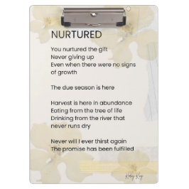 育てられた高揚勇気付けられる詩 クリップボード