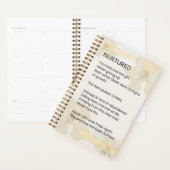 育てられた高揚勇気付けられる詩 プランナー手帳 (ディスプレー)