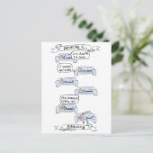 育てることは…排出しています ポストカード (スタンド正面)