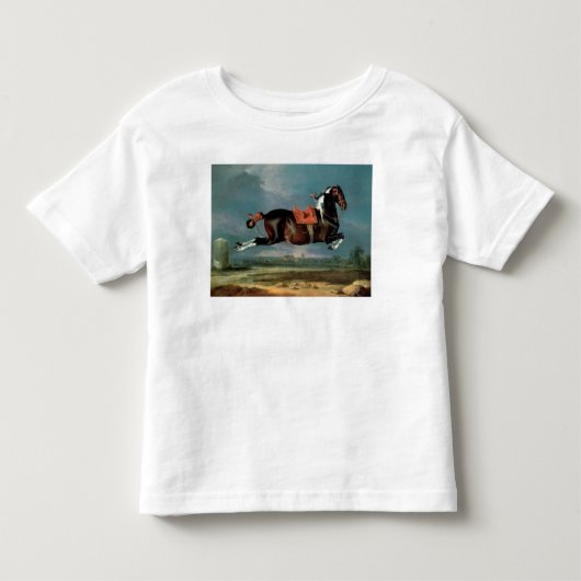 育てるpiebaldの馬「Cehero」 トドラーTシャツ (正面)