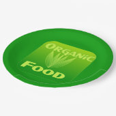 育て食べ買オーガニックプレート ペーパープレート (アングル)