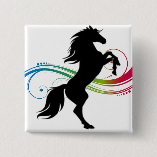 育カラフル養 缶バッジ (正面)