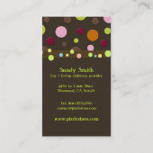 育スタイリッシュ児名刺 名刺 (裏面)