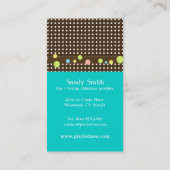 育スタイリッシュ児名刺 名刺 (裏面)