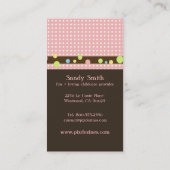 育スタイリッシュ児名刺 名刺 (裏面)