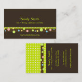 育スタイリッシュ児名刺 名刺 (正面/裏面)