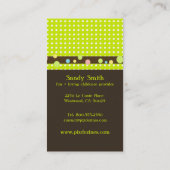 育スタイリッシュ児名刺 名刺 (裏面)