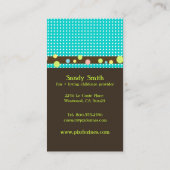 育スタイリッシュ児名刺 名刺 (裏面)