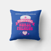 育パーソナライズされた命者ナース起業家 クッション (裏面)