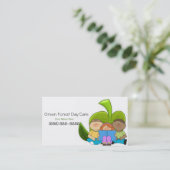 育児かデイケアの名刺 名刺 (スタンド正面)