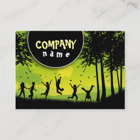 育児かベビーシッターをする名刺 名刺 (正面)