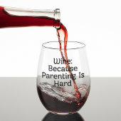 育児が懸命 ステムなしワイングラス