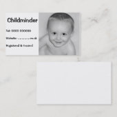 育児のための名刺 名刺 (正面/裏面)