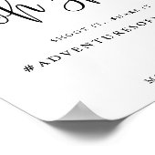 育児のコツ瓶のサイン, ミニマリストのカリグラフィー ポスター (角)