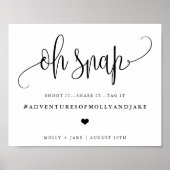 育児のコツ瓶のサイン, ミニマリストのカリグラフィー ポスター (正面)