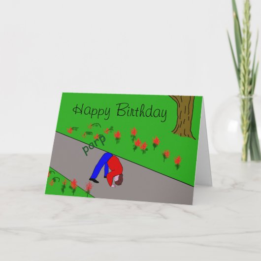 育児の子どもおもしろい カード (正面)