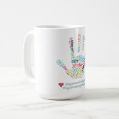 育児の提供者のマグ コーヒーマグカップ (正面左)