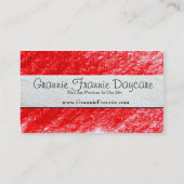 育児の提供者 名刺 (裏面)