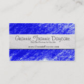 育児の提供者 名刺 (裏面)